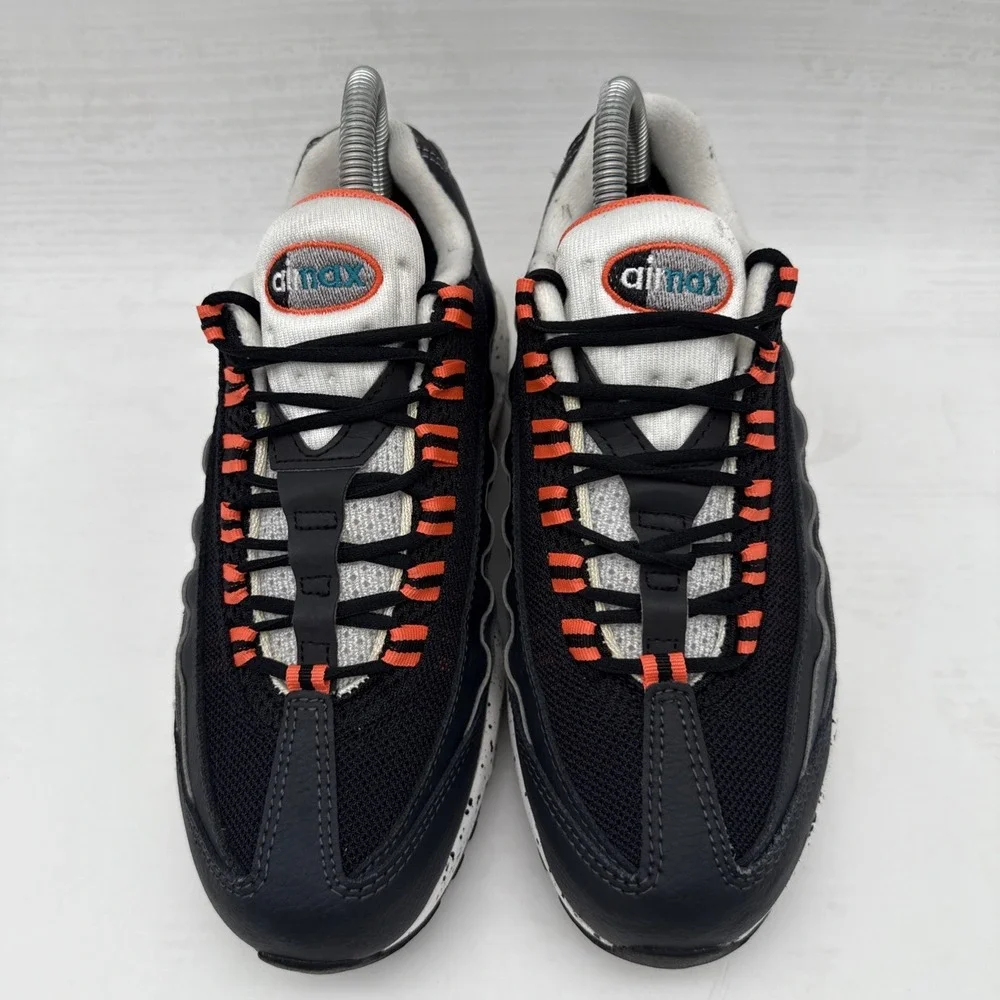 Nike Air Max 95 Recraft Black Athletic Shoes Sneakers CJ3906-008 Youth SZ 5 Y